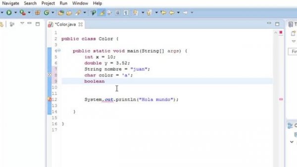 Java tutorial 3. Variables & comentarios