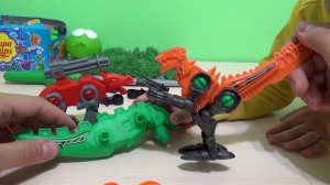 Динозавры игрушки динозавры боевые.Мультик с игрушками.Dinosaurs toys.Browse and Cartoon with toys.