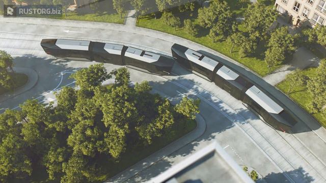 Трёхсекционный низкопольный трамвай THREE-SECTION LOW FLOOR TRAM R1 смотреть онлайн