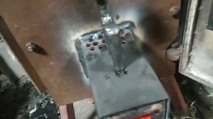 Горелка для моей печи на отработке. (нарезка). Прошу совета как побороть сажу.