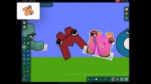 Alphabet lore band in Algodoo