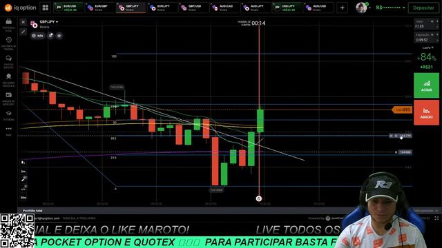 🔴 LIVE ON - QUOTEX | IQ OPTION | POCKET OPERANDO AO VIVO COM A TROPA 📊🚀 смотреть онлайн