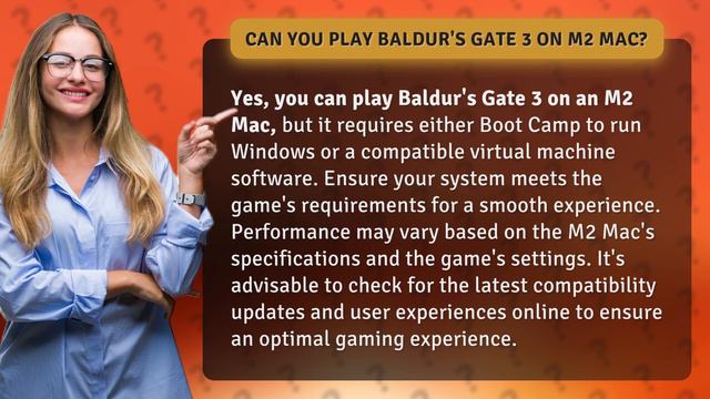 Can you play Baldur's Gate 3 on M2 Mac? смотреть онлайн