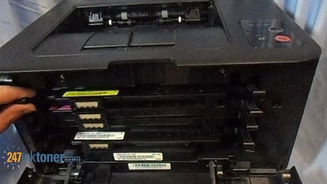 How To Change The Samsung CLP-320 Toner Cartridges By 247inktoner.com
