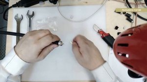 Как сделать монтаж разъема N112-10D на кабеле 10D/FB?