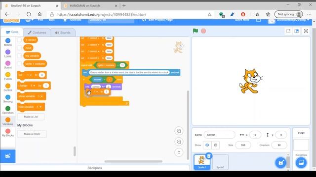 Scratch Hangman Game - Lesson #22 смотреть онлайн