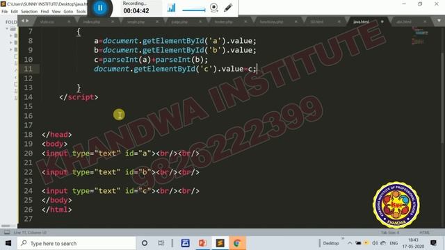 focus ,Blur event IN JAVASCRIPT смотреть онлайн
