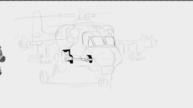 HOW TO DRAW PLANES AND HELICOPTERS - VEHICLE SKETCHING 5 смотреть онлайн