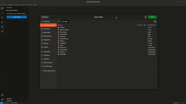 1.3 Abrir Carpeta en VS Code | Aprende Python desde 0 смотреть онлайн