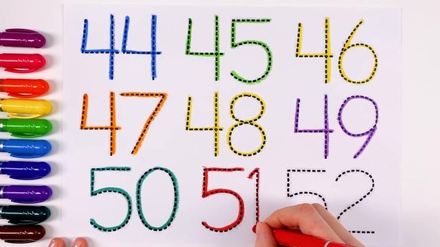 Пишем Числа от 1 до 100! смотреть онлайн