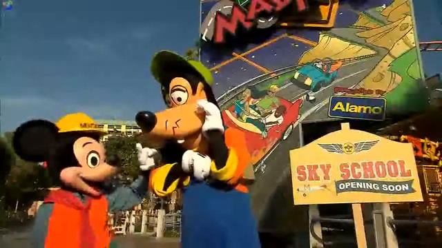 Disney California Adventure Park Expansion Continues with Goofy's Sky School and Cars Land смотреть онлайн