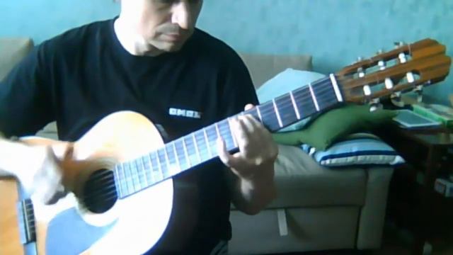 One finger guitar playing смотреть онлайн