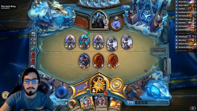 Hearthstone: Defeating The Lich King Boss Guide - Standard Hunter Deck смотреть онлайн