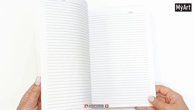 MyArt. БЛОКНОТ в линию My big notebook. Кошка смотреть онлайн