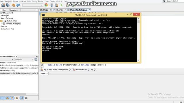 Servlet with JDBC Connection смотреть онлайн