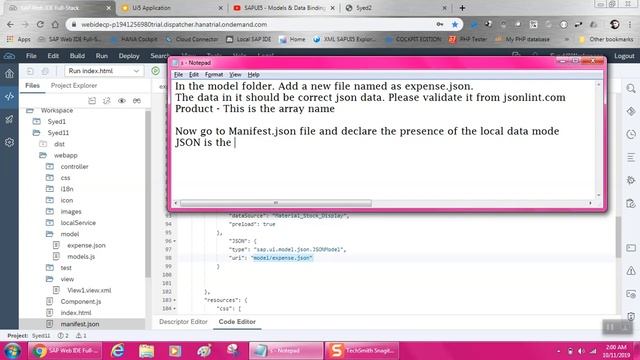 Load Local JSON data in SAP UI5 смотреть онлайн