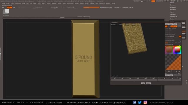 KRGraphics Quickie: Using the Text Tool and SVG Files in ZBrush 4R8 смотреть онлайн