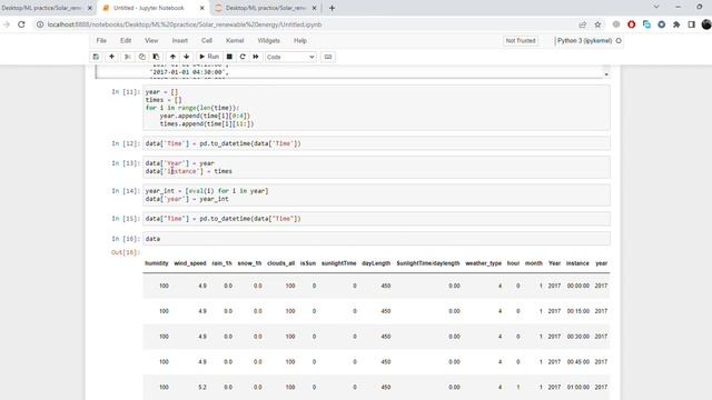 Renewable Energy and Weather Conditions Analysis Using Python (Part 1) смотреть онлайн