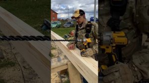 Чем и как просверлить в дереве отверстие #соединение Сверло по дереву -OWL 25 мм