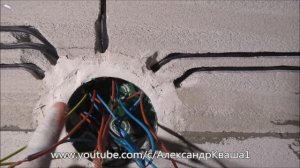 Подключение выключателей и розеток в распределительной коробке