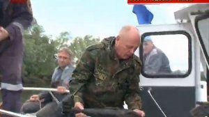 В акватории Мсты начались работы по обследованию военного грузовика
