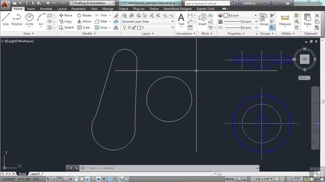 autoCAD tutorial for beginers - Lesson 32/119 смотреть онлайн