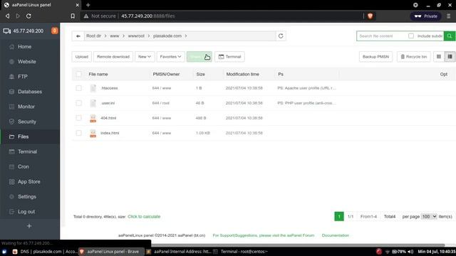 Install CodeIgniter 4 di aaPanel (Apache) смотреть онлайн