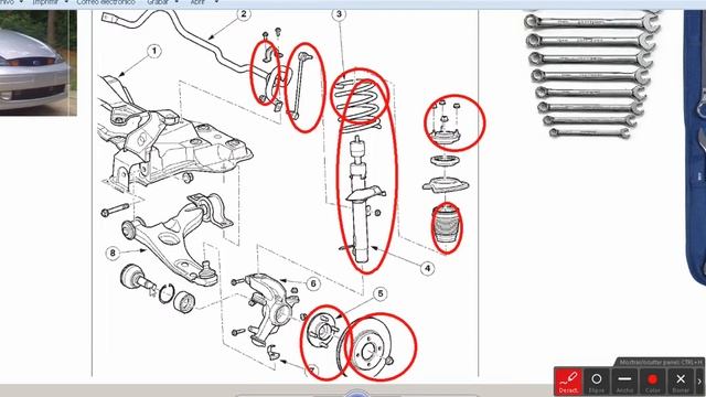 cambiar orquilla o brazo de control ford focus 1998-2005 смотреть онлайн