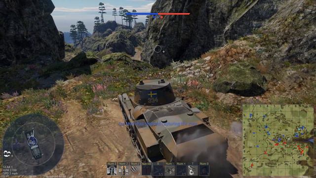 War Thunder: Strv m/31, Swedish, Tier-1, Light Tank смотреть онлайн