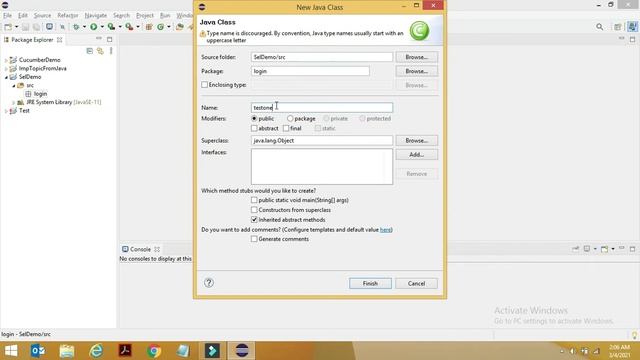 How to create Java Class and Print Hello смотреть онлайн
