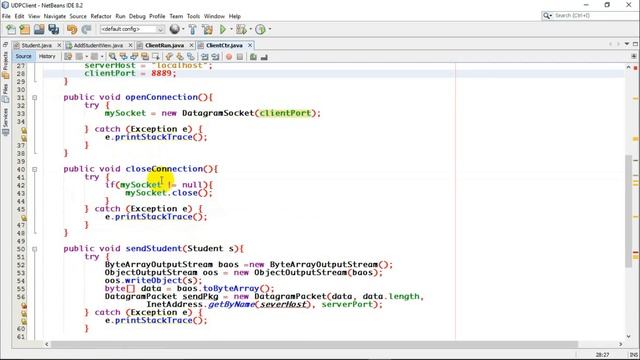 JDBC-06: UDP - Ứng dụng thêm sinh viên - phía Client. смотреть онлайн