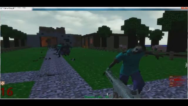 Call Of Duty: World At War - Nazi Zombies Minecraft Mod (Part 5)