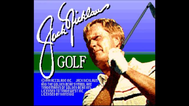 Jack Nicklaus Golf Intro (SNES Introduction) смотреть онлайн