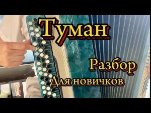 Прекрасная песня "ТУМАН" Учимся играть /ДЛЯ НОВИЧКОВ/