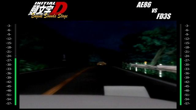 Initial D Engine Sounds Stage - AE86 vs FD3S смотреть онлайн