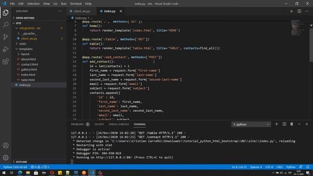 07 - Tutorial Python + HTML + Bootstrap смотреть онлайн