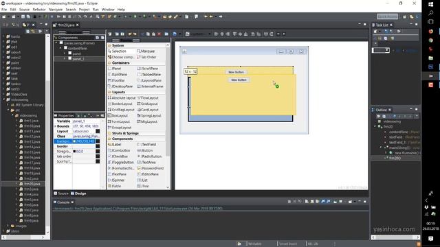 Java Swing - 21 - Jpanel смотреть онлайн
