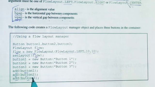 layout managers in java flow border grid смотреть онлайн
