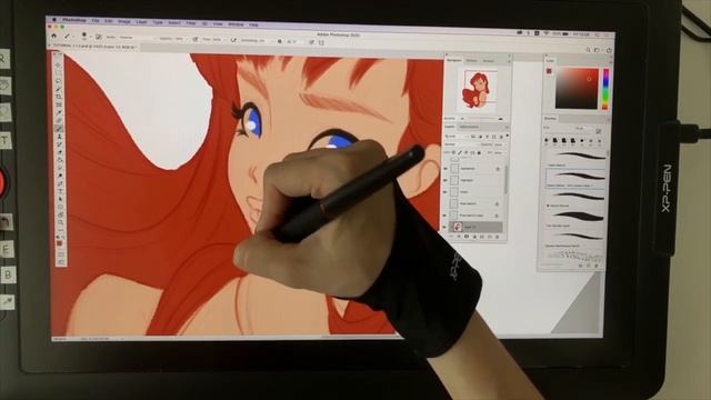 Photoshop Drawing Tutorial How to add shading&lighting with Artist 15.6 Pro смотреть онлайн