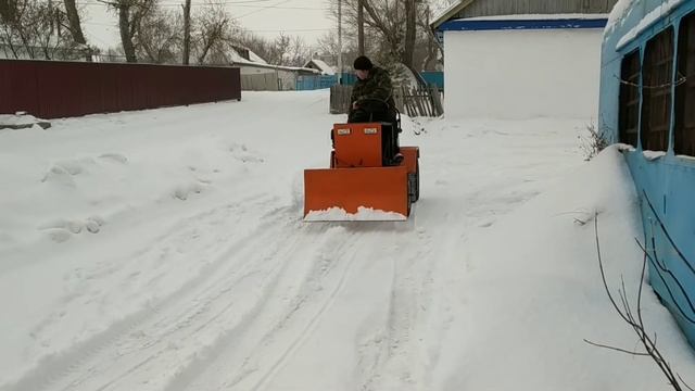 Минитрактор классика уборка снега ?? смотреть онлайн