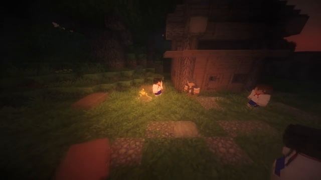 Страшные истории - Убийца в лесу | Minecraft Machinima смотреть онлайн