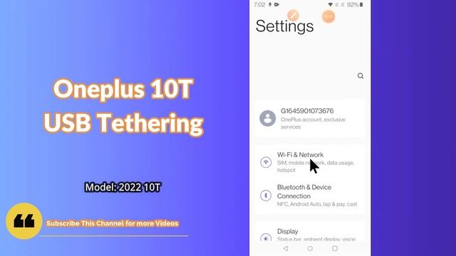 Oneplus 10T USB Tethering || connect usb to pc || USB tethering not working (New Tutorial) смотреть онлайн