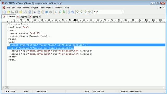 jQuery Tutorial - 2 - An Example смотреть онлайн