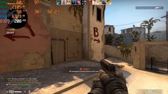 FPS TEST: CSGO - GTX 1650 + i5 9400F (Mirage) смотреть онлайн