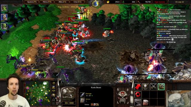 Reign Of Chaos FFA! | WC3 | Grubby