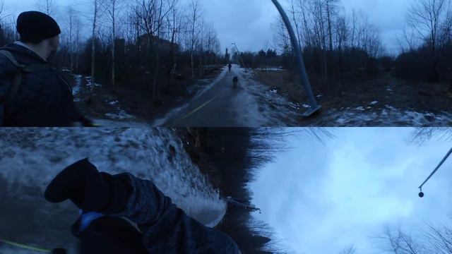 Прогулка по Королеву 2 марта (панорама 360°) проба камеры смотреть онлайн