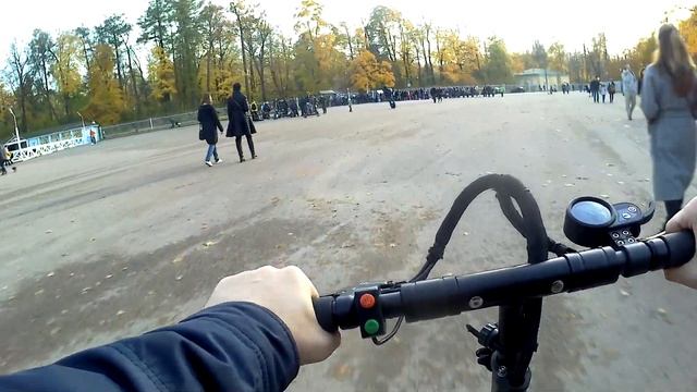 г. Пушкин. Электросамокат и моноколесо. смотреть онлайн
