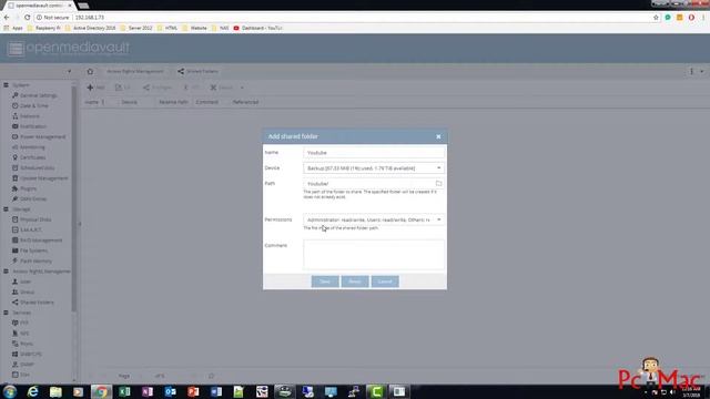 openmediavault NAS Configuration Raspberry Pi 3 смотреть онлайн
