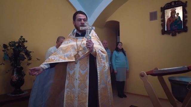 Таинство крещения младенца Александра. г.Сумы. Свято - Троицкий собор 2021год. смотреть онлайн