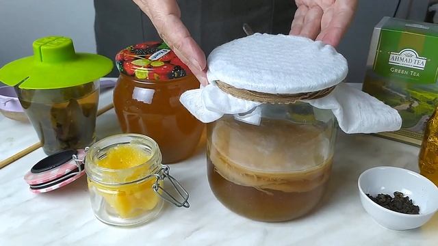 Как приготовить чайный гриб (комбучу) из мёда и зелёного чая (Джун Ти)? смотреть онлайн